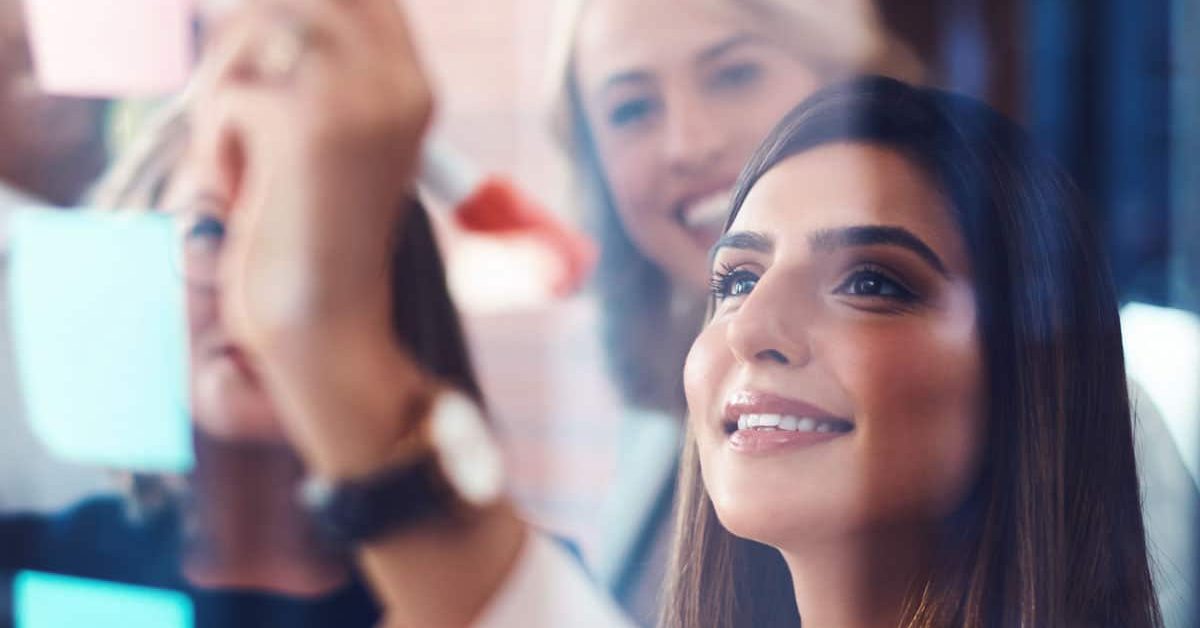 A Woman Taking A Selfie